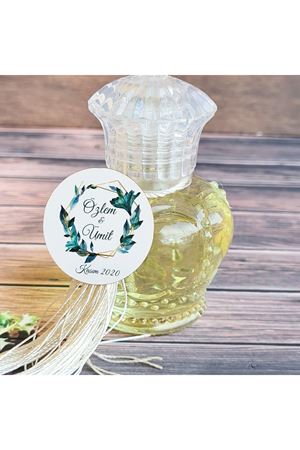 Taç Kapak Cam Şişe Kolonya Hediyelik dnkt003