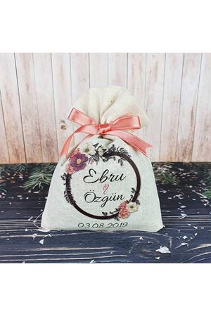 Lavanta Kesesi Mor Beyaz Somon Çiçek