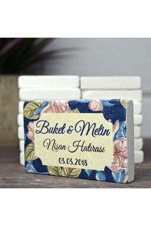 Kişiye Özel 5x8cm Taş Magnet - dnts022