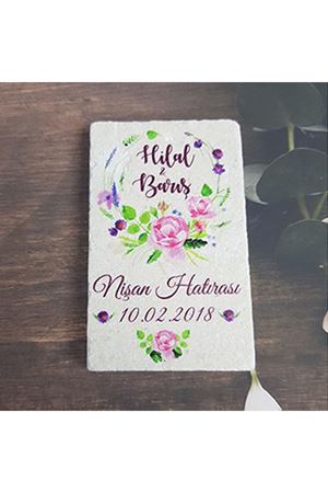 Kişiye Özel Taş Magnet - dnts010