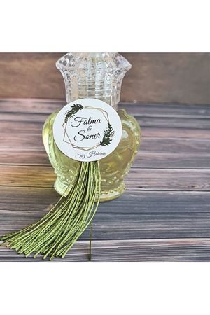 Kolonya Hediyelik Cam Şişe Taç Kapaklı