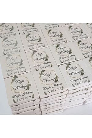 Kişiye Özel 5x5cm Taş Magnet - dnts056