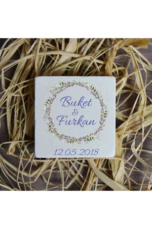 Kişiye Özel 5x5cm Taş Magnet - dnts044