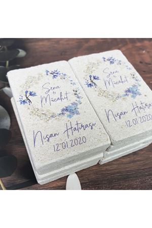 Düğün Nişan Hediyeliği Taş Magnet - dnts058