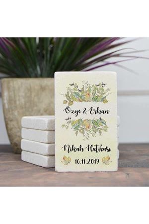 Düğün Nişan Hediyeliği Taş Magnet - dnts059