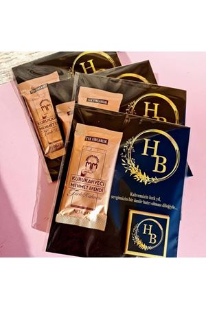 Siyah Gold Konsept Türk Kahveli Çikolatalı Hediyelik