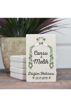 Kişiye Özel 5x8cm Taş Magnet - dnts030