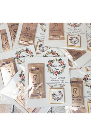 Türk Kahvesi ve Çikolatalı Söz Nişan Hediyeliği