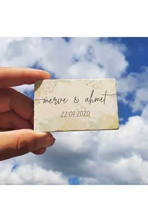 Kişiye Özel İsim Baskılı Taş Magnet - dnts071