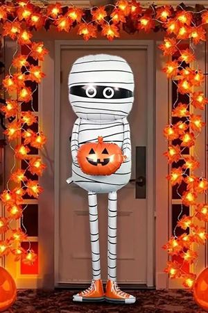 Mumya Folyo Balon Büyük Boy Halloween Balonu Mumya Cadılar Bayramı Balonu