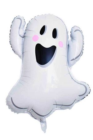 Hayalet Folyo Balon Halloween Balonu Beyaz Hayalet Cadılar Bayramı Balonu