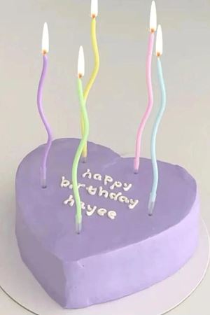 Spiral Kıvrık Makaron Mumlar Pasta Mumu 6lı