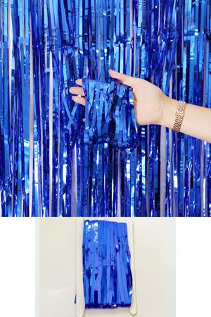 Koyu Mavi Fon Perde Arka Fon Duvar Perdesi Kapı Perdesi Koyu Mavi