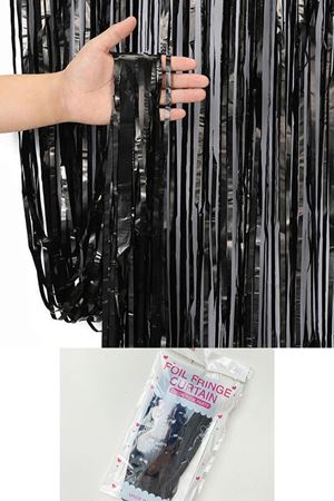 Siyah Fon Perde Arka Fon Duvar Perdesi Kapı Perdesi Siyah