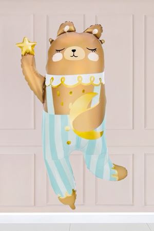 Tulumlu Ayı Folyo Balon Teddy Balon