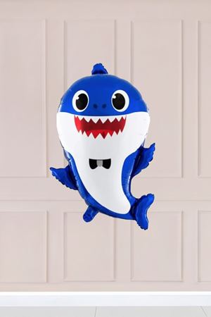 Mavi Baby Shark Folyo Balon