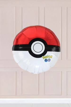 Poke Topu Folyo Balon Pokemon Topu Balon Pokemon Tema Doğum Günü Balonları