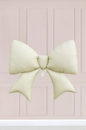 Büyük Krem Fiyonk Folyo Balon 98x75cm