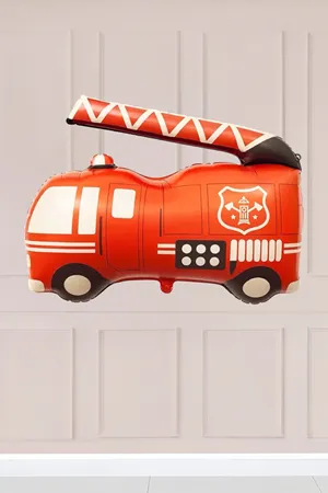 Retro İtfaiye Kamyonu Folyo Balon 8606