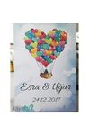 Kalpli Hava Balonu Konsept Karşılama Panosu