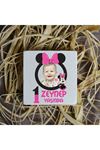 Minie Mouse Konsept Resimli Taş Magnet