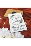 Ahşap Magnet Nişan Düğün Hediyesi 5x7cm