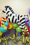 Büyük Zebra Folyo Balon 100 cm