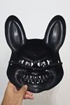 Siyah Tavşan Halloween Maske Katil Tavşan Cadılar Bayramı Maskesi