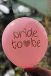 Bride To Be Baskılı Balonlar Bride Parti Balonları 10lu Paket