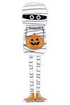 Mumya Folyo Balon Büyük Boy Halloween Balonu Mumya Cadılar Bayramı Balonu