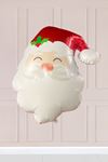 Noel Baba Folyo Balon Noel Baba Kafası Şeklinde Balon 45 cm Yılbaşı Balonu