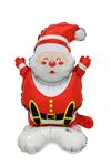 Ayaklı Küçük Oturan Noel Baba Balon Yılbaşı Balonu