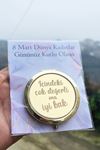 Hediyelik Gold Ayna İçindeki Çok Değerli Ona İyi Bak Yazılı Ayna