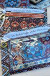 Kına Hediyesi Kilim Dokuma Desen Cüzdan