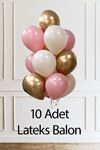Retro Papyonlu Ayı Pembe Gökkuşağı Papatya Temalı Kız Doğum Günü Baby Shower Balon Seti