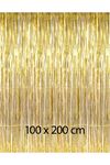Gold Fon Perde Arka Fon Duvar Perdesi Kapı Perdesi Gold