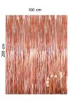 Rose Gold Fon Perde Arka Fon Duvar Perdesi Kapı Perdesi Rose