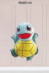 4lü Pokemon Folyo Balon Paketi - Charmander Squirtle Pikachu Bulbasaur Balon Paketi 4lü
