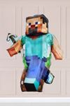 Büyük Steve Folyo Balon Minecraft Balon Büyük Steve