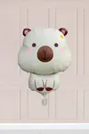 Kapibara Folyo Balon KREM Capybara Şekilli Balon