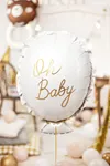 Oh Baby Gold Yazılı Folyo Balon 7241 Baby Shower Bebek Doğum Parti Balonu