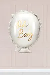 Oh Baby Gold Yazılı Folyo Balon 7241 Baby Shower Bebek Doğum Parti Balonu