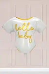 Hello Baby Yazılı Elbise Folyo Balon Baby Shower Balonu 5490