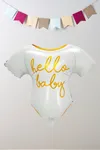 Hello Baby Yazılı Elbise Folyo Balon Baby Shower Balonu 5490