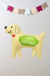 Köpek Folyo Balon Happy Birthday Yazılı 7371