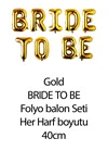 Gold Renk Bride To Be Parti Seti Altın Tema Bride Partisi Malzemeleri