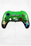 Minecraft Tema Joystick Şekilli Folyo Balon