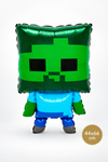 Zombi Figür Folyo Balon Minecraft Tema Folyo Balon