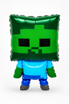 Zombi Figür Folyo Balon Minecraft Tema Folyo Balon
