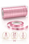Pembe Balon İpi Rafya 25 Metre - 1 Adet Balon Bağlama İpi Pembe Renk Rafya
